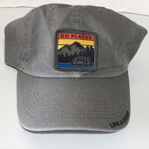 Life is Good strap back hat